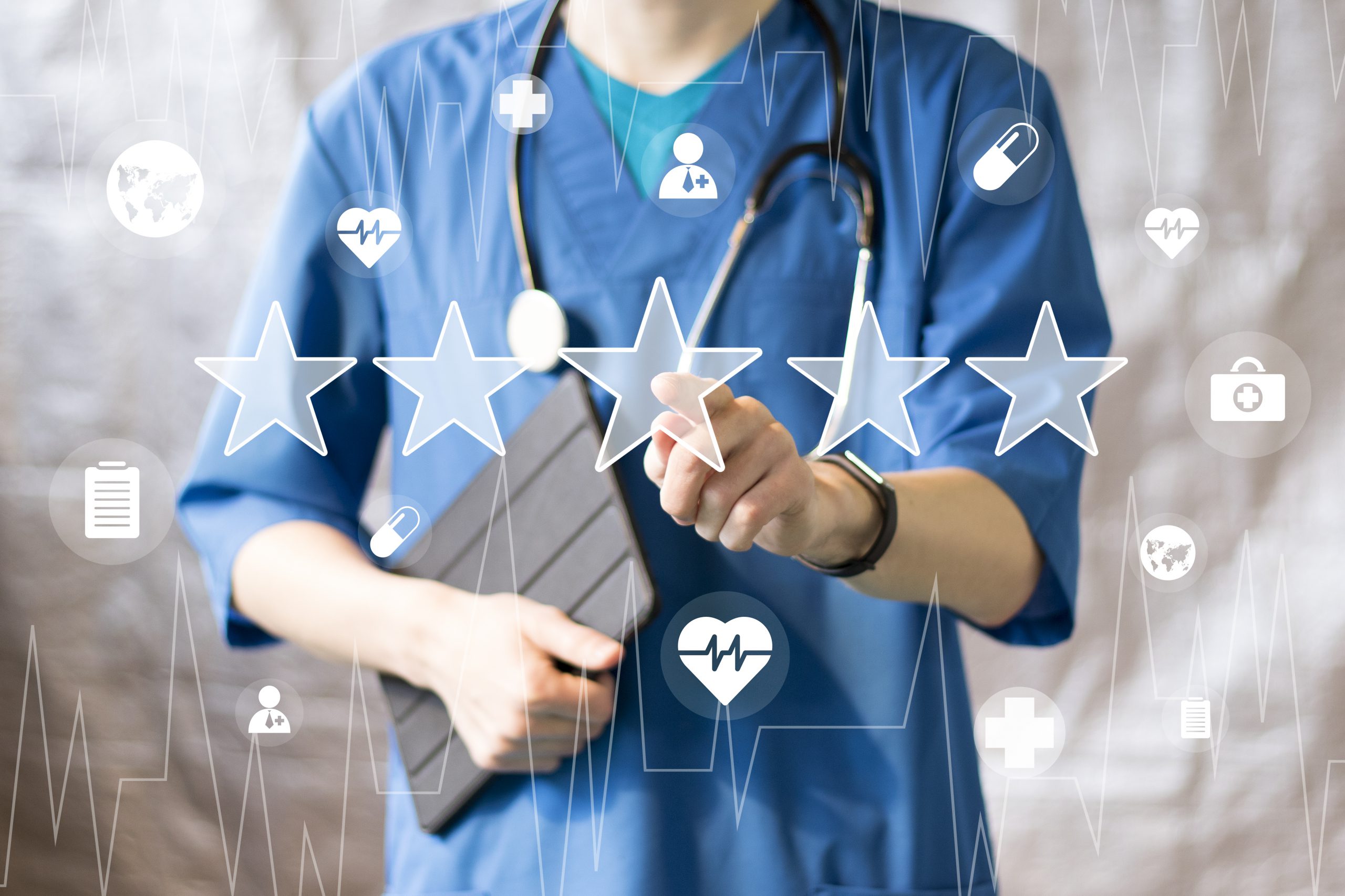 rating customer experience in healthcare 
